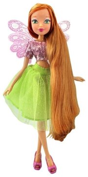 Winx Club Кукла Мерцающее облако Флора фото