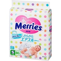 Merries Подгузники 4-8 кг (80)