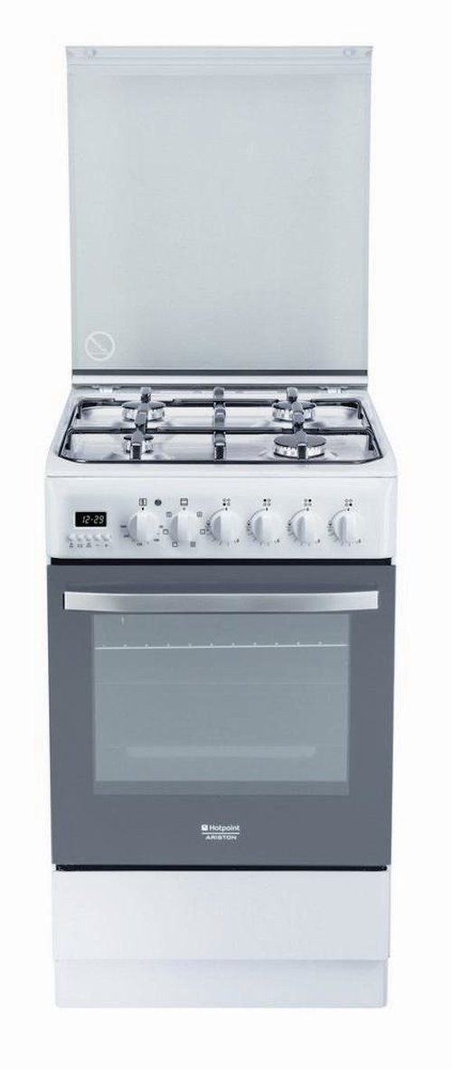 Плита аристон с электродуховкой панель управления фото Hotpoint-ariston H5G56F (W) - ценa и где выгодно купить в интернет-магазинах гор