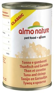 Almo Nature Корм для кошек Classic Adult Cat Tuna and Shrimps фото