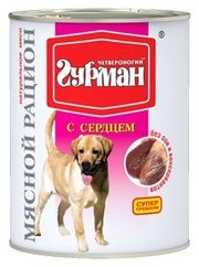 Четвероногий Гурман Корм для собак Мясной рацион с сердцем для собак фото