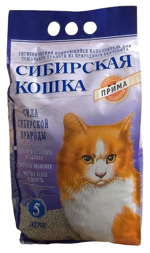 Наполнитель для кошачьего туалета сибирский кот