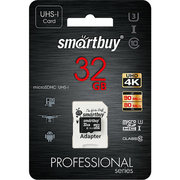 SmartBuy microSDHC Professional UHS-I U3 32GB фото